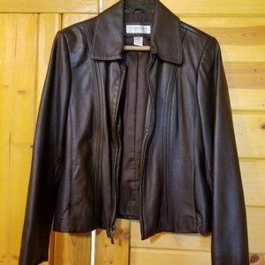 woman's leather jacket